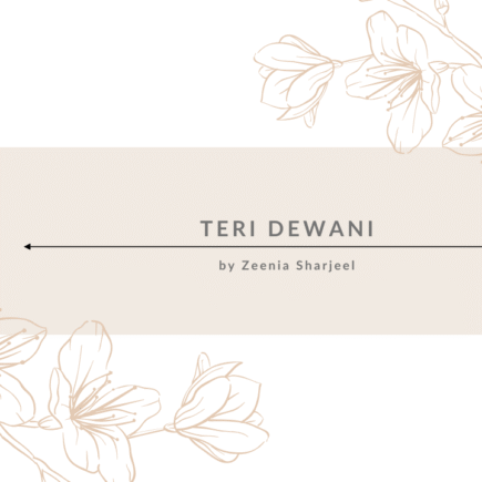 Teri Dewani Novel By Zeenia Sharjeel