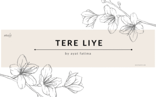 Tere liye novel by Ayat Fatima